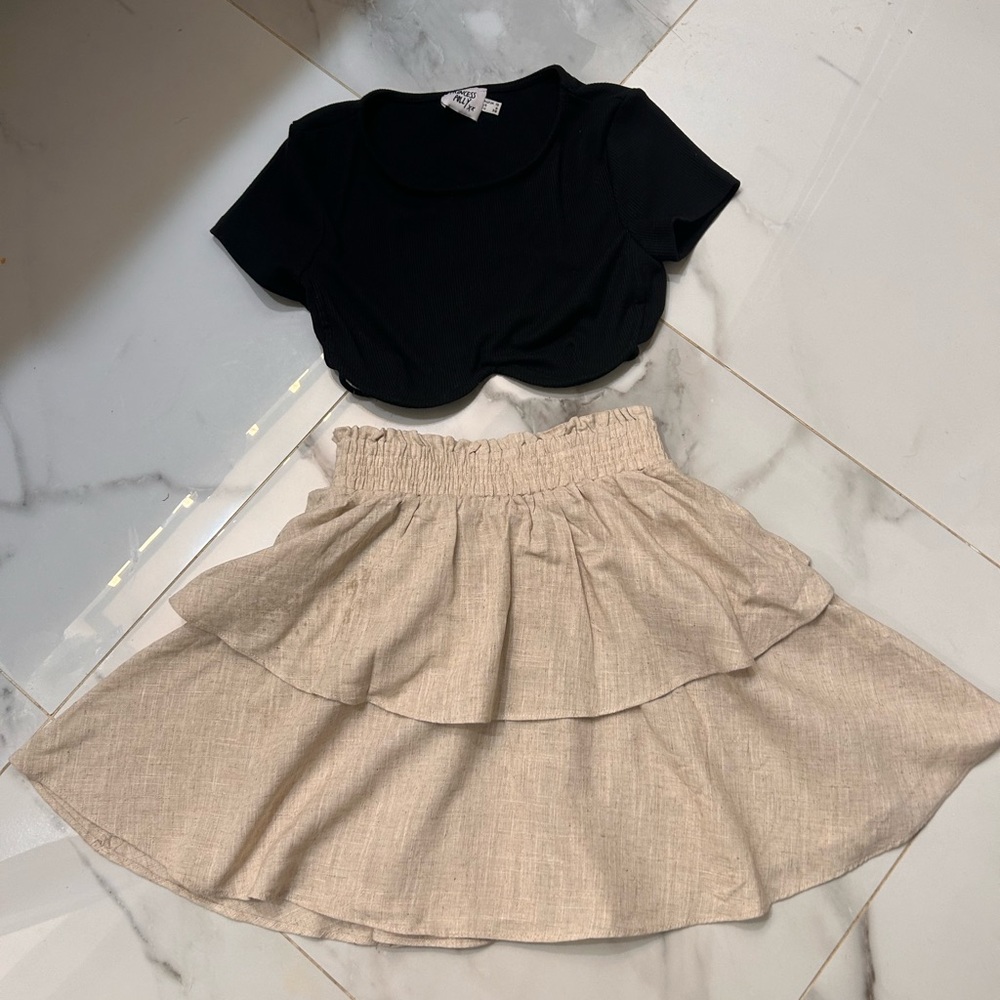 Princess Polly Womens Linen Mini & Top set